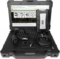 EDL V3 V2 Service Advisor 05.3 Electronic Data Link Truck Diagnostic Kit for John De-e Tractor Agricultural Construction Equipment Diagnostic (EDL V3 with Laptop d-e)