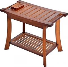 Teak Shower Chair Stool, 24