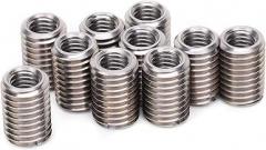 Reducer Nut, 10Pcs Stainless Steel Repair Sleeve M8 Female and Male Thread Conversion for Automobile, Electronic Communication, Computer,
