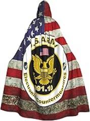 US Army MOS 991 Electronic Counter Measures Hooded Cloak Party Costume Decoration Hooded Robe Cloak