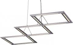 ET2 E20942-10 Helix 12-Light LED Linear Pendant, Satin Nickel Finish, Clear/White Glass, LED Bulb, 4.8W Max., Dry Safety Rated, 3000K Color Temp., Low-Voltage Electronic Dimmer, Glass Shade Material, 785 Rated Lumens