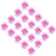 Milisten 20pcs Realistic Faux Peony Flower Heads for DIY Crafts Artificial Buds in Purple Core Pine Needle Design Wedding Party Floral Decor Home Decoration