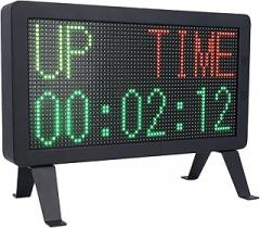 ZJchao Electronic Scoreboard Timer Remote Control Digital Score Counter Badminton Basketball for Indoor Sports Stadium Gymnasium