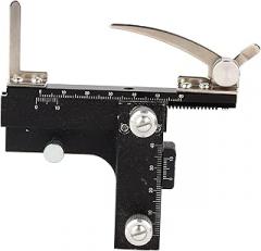 Microscope Moveable Caliper, Microscope Accessories Movable Caliper Ruler Mechanical Stage X-Y Moveable Stage with Scale