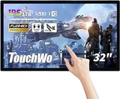 32 inch Interactive Touchscreen Monitor, Smart Board with 16:9 Display 1080P, Android 11 Touchscreen Electronic Whiteboard for Office and Classroom, RAM 2G & ROM 32G