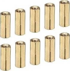 YOKIVE 35 Pcs M3 Spacers, Brass Hex PCB Standoffs Nuts, Keep Height Consistent, Great for Motherboard, Circuit Board, Electronics (Gold Tone, 12mm)