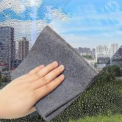 Microfiber Glass Cleaning Cloths, Lint Free Window and Mirror Cleaning Towels, Streak Free Polishing Cloth for Home Office Use 5pcs