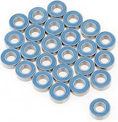 25 PCS Set MR115-2RS Blue Metal Rubber Sealed Ball Bearings 5 * 11 * 4mm, High Stability for Machine Tool, Electronic Equipment, Pump Industry, Airship