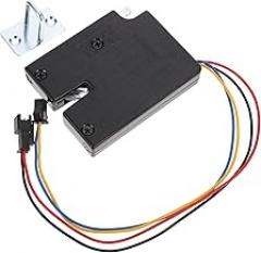 LIFKOME Drawer Electronic Lock Electric Magnetic Hidden Latch Hidden Door Lock Black Easy Install