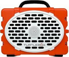 Turtlebox Original Gen 3: Portable Outdoor Bluetooth Speaker – Ultra-Loud (120dB), Waterproof (IP67), Rugged, Impact-Resistant, 3-Day Battery | Party Mode: Unlimited Pairing for Stereo Sound, Orange