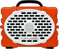 Turtlebox Original Gen 3: Portable Outdoor Bluetooth Speaker – Ultra-Loud (120dB), Waterproof (IP67), Rugged, Impact-Resistant, 3-Day Battery | Party Mode: Unlimited Pairing for Stereo Sound, Orange