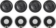 MECCANIXITY 8PCS Speakers 0.5Watt 8 Ohm Mini Speaker Micro Metal Shell for Advertising Machines LCD TV Monitors Small Electronic Projects