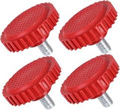 4pcs Vibration Foot Pad for Electronic Scale Heavy Duty Screw-in Foot Support Non Slip Plastic Base