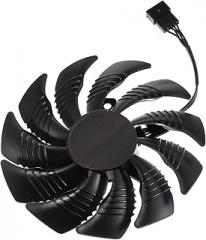 Graphics Card Replacement Fan Cooler 88mm Counterclockwise Plastic Video Cooling Fan for Gaming Graphics Cards Repair Electronics