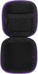 Zerodeko Portable Eva Earbuds Case Holder Travel Cable Organizer Pouch for Ear Buds and Earphones Storage, Purple Protective Electronics Bag for On-The-go Use
