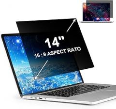 14 Inch Laptop Privacy Screen Protector, 16:9 Aspect Privacy Filter Screen Protector for 14