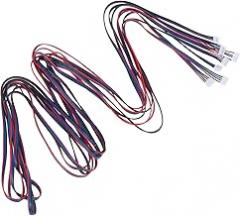 4pcs Motor Extension Cables for Stepper Motors Pin to Pin Wiring Reliable Connection for Printers and Electronic Projects