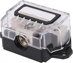 Brrnoo Distribution Block Audio, Power Distribution Block Power Audio with Stable Structure 0 Gauge to 4 Gauge for Cars Boats