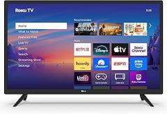 Roku Smart TV – 32-Inch Select Series 720p HD RokuTV with Roku Voice Remote, Bright Picture, Customizable Home Screen – Live Local News, Sports, Gaming