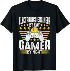 Electronics Engineering Gifts Shirt for Gamers Co. Electronics Engineer - Electronics Engineering Game Lover T-Shirt