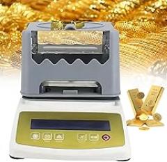 High-Precision Electronic Gold Tester 0.001g/cm³ Digital Purity Analyzer with LCD for Instant Gold Silver Platinum Verification Jewelers Pawnbrokers(300k)