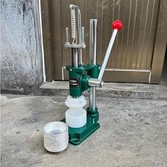 Manual Egg Tart Press Machine with Molds, Custard Tart Shell Maker for Homemade, Bakery, and Restaurant Use