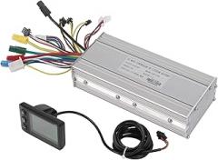 1500W Electric Bike Conversion Kit, 36V 48V 35A Controller with S866 LCD Display Panel for Mountain Bike Scooter, Aluminum Alloy ABS Plastic Cycling Electronics