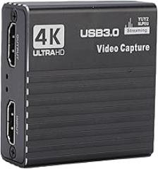 Sanpyl HDMI Video Capture Card, 4K 1080P 60FPS HDMI to USB 3.0 Capture Card, Low Latency, Plug & Play, for Streaming Recording Gaming