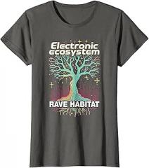 Mademark Electronic Ecosystem Rave Habitat Design T-Shirt