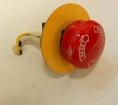 Omron A165E-S Emergency Stop Operation Unit, IP65 Oil-Resistant, Non-Lighted, Push-Lock Turn-Reset Operation, 30mm Diameter