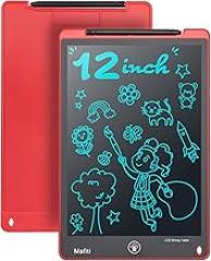 Mafiti LCD Writing Tablet 12 Inch Electronic Writing Drawing Pads Doodle Board for Kids Birthday Gifts Toys for Boys Girls Age 3 4 5 6 7 8 Year Old Red