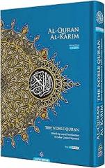 MAQDIS Noble A5 / B5 / A4 Size Quran Koran Book Colour Coded Arabic-English Word by Word Translation with Meaning (Blue, B5 Size (~18 x 25cm))