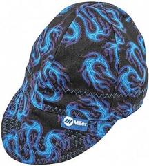 Miller Electric Welding Cap,Blue Flame,7-1/8