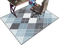 Drum Rug Office Chair Mat, Office Floor Mat, Office Chair Floor Protection Mat, Non-Slip, Floor Protection Mat Suitable for Home Office, Gaming Chair Mat-E||120x140cm