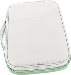 Mikikit Tablet Storage Pouch for Men and Women Slim Tablet Sleeve Bag with Handle Electronic Organizer for Business Trips Lightweight and Portable Design