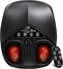 KNQZE Shiatsu Foot Massager with Heat and Remote, 2026 Upgraded Lift-Arch Design, 3D Deep Kneading, Relief for Plantar Fasciitis and Foot Pain, Fits Up to Men Size 14, Ideal Gift for Mom Women Men