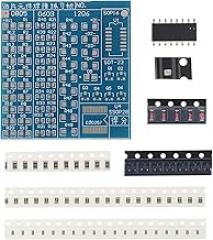 DIY Circuit Board SMD SMT Component Welding Practice Board Skill Training Board Electronic Board Diode Transistor for Start Learning Competition Electronic Circuit Suite DIY Kit