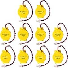 EEMB 10PACK 3V CR2016 CMOS Battery with Wire Leads and SHR Connector Computer Replacement Battery for IBM Lenovo ThinkPad X1 Carbon 3rd Carbon 2nd Carbon 4th Carbon 5th Carbon 6th
