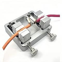 High-Temperature Resistant Aluminum Welding Fixture & Clamps – for Circuit Board Mounting, DIY Electronics Repair, with Variable Wire Holder Bracket, Useful for Hobby Workbench