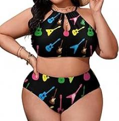 Women Plus Size Two Piece Swimsuit Sets