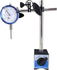 Taytools Magnetic Base with Fine Adjustment and SAE Dial Test Indicator (0.0005 Resolution, 1