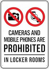 Cameras & Mobile Phones Prohibited Sign 8