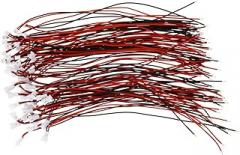 Zerodeko 2PIN 1.25mm Connector Cable Set 60PCS Male Female Plug Connection with Terminal Wire for RC Models and Electronics