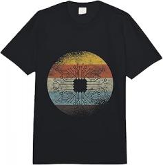 Elektroniker Techniker Leiterplatten Geschenke Retro Circuit Board Electronics Technician Computer Technician Comfort Colors Adult Heavyweight T-Shirt