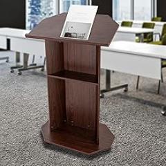 Conference Presentation Stand, Portable Presentation Standing for Classroom, Movable Desk for Classroom Church 17.5”*30 * 46