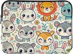 Forest Animals Flowers and Trees Laptop Sleeves 15.6 Laptop Case Portable Electronic Device Cover