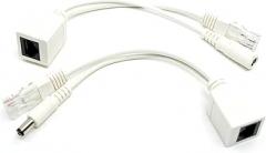 PoE Texas POE-IO-21 | Passive PoE Injector/Splitter Kit with 2.1mm x 5.5mm DC Connector and 10/100 Ethernet - Extend PoE Over Ethernet to DC Devices