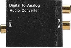Digital Optical Coaxial Professional Analogico Coaxial Adaptador Noise Easy to Install , for Toslink to Analog , for Home