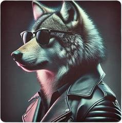 Joko Ivery Wolf Dark Protective Wrap 13.8