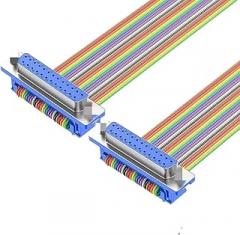 DB25 F to F|2P|1Pcs D-SUB DB9 DB15 DB37 Didc 9 15 25 37Pin Male Female D-SUD Serial Port Connector Adapter RS232 Com Extension Cable New 2025 High for Reliable Electronic Component